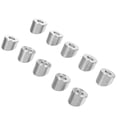 thumbnail image 1 of OULII 10Pcs Well-Designed Cable Railing Kit Stainless Steel Silver for Deck Railing Connectors, 1 of 8