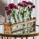 thumbnail image 1 of Florero de cristal Le'raze con soporte de madera para plantas y 6 floreros, 1 of 8
