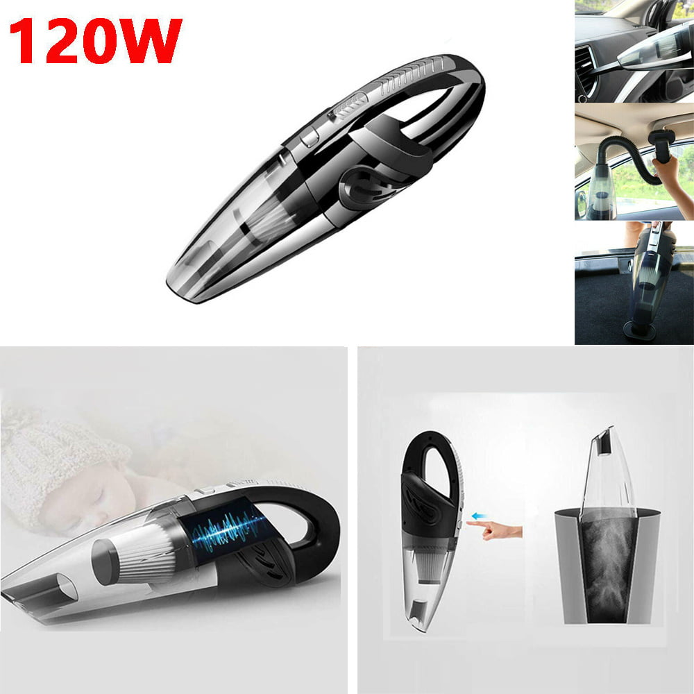 12V 120W Cordless Wireless HandHeld Vacuum Cleaner Wet Dry For Home Car Portable 