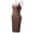 Coffee-Long, variant on Shapewear Slips for Under Dresses, Full Slip Dress for Women Body Control Body Shape Seamless Dress