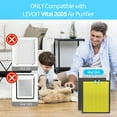 thumbnail image 2 of 2 Pack Vital 200S Pet Care Replacement Filter Compatible with LEVOIT Vital 200S Air Purifier, Vital 200S-RF-PA (LRF-V201-YUS), Yellow, 2 of 7