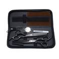 thumbnail image 5 of suit Professional Barber Scissors Salon Shears Barber Shop Cutting Shears Set Razor Hairdressing Scissors, 5 of 5