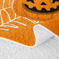 thumbnail image 5 of Manfei Cartoon Halloween Quilt Full,Ghost And Pumpkin Full Bedspread Sets,3pcs,1 Coverlet and 2 Pillowcases, 5 of 7