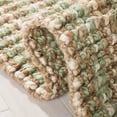 thumbnail image 6 of SAFAVIEH Natural Fiber Levi Solid Area Rug, Sage/Natural, 10' x 10' Square, 6 of 11