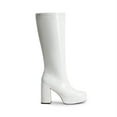 thumbnail image 7 of Dream Pairs Women's Platform Knee High Boots Chunky Block Heel Side Zipper Cute Gogo Boots, 7 of 7
