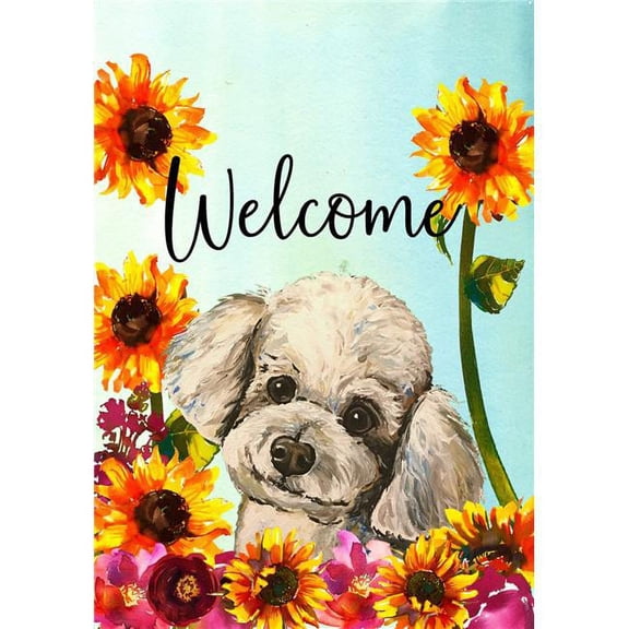Best of Breed HH630411 Maltese Best of Breed HHS Welcome Garden Flag