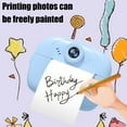 thumbnail image 4 of Camera - Ki,ds Instant Print Camera With Comic Style Intelligent Thermal Printing Digital SLR-like Toy Camera, 4 of 4