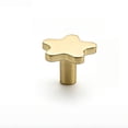 thumbnail image 2 of weibbin Alloy Cabinet Pulls Modern Drawer Handles 3 Inch Brushed Gold for Kitchen Hardware 10Pcs, 2 of 7