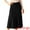 Black, variant on DARING DIVA Women's Ribbed Knit A-Line Skirts Stretchy Sweater Midi Skirt M Navy Blue