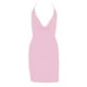 thumbnail image 1 of Vestido Corto de Manga Larga para las Mujeres Vestido de Cuello en V de Estilo Impreso, Poliéster Toda la Temporada, 1 of 6