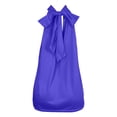 thumbnail image 7 of TrendOFT Halter Tank Top for Women Summer High Neck Tie Strap Camisole Tops Solid Sleeveless Dressy Casual Blouse Blue XXL, 7 of 7
