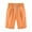 #1-Orange, variant on Pntutb Womens Summer Shorts Solid Five Points Plus Size Pants