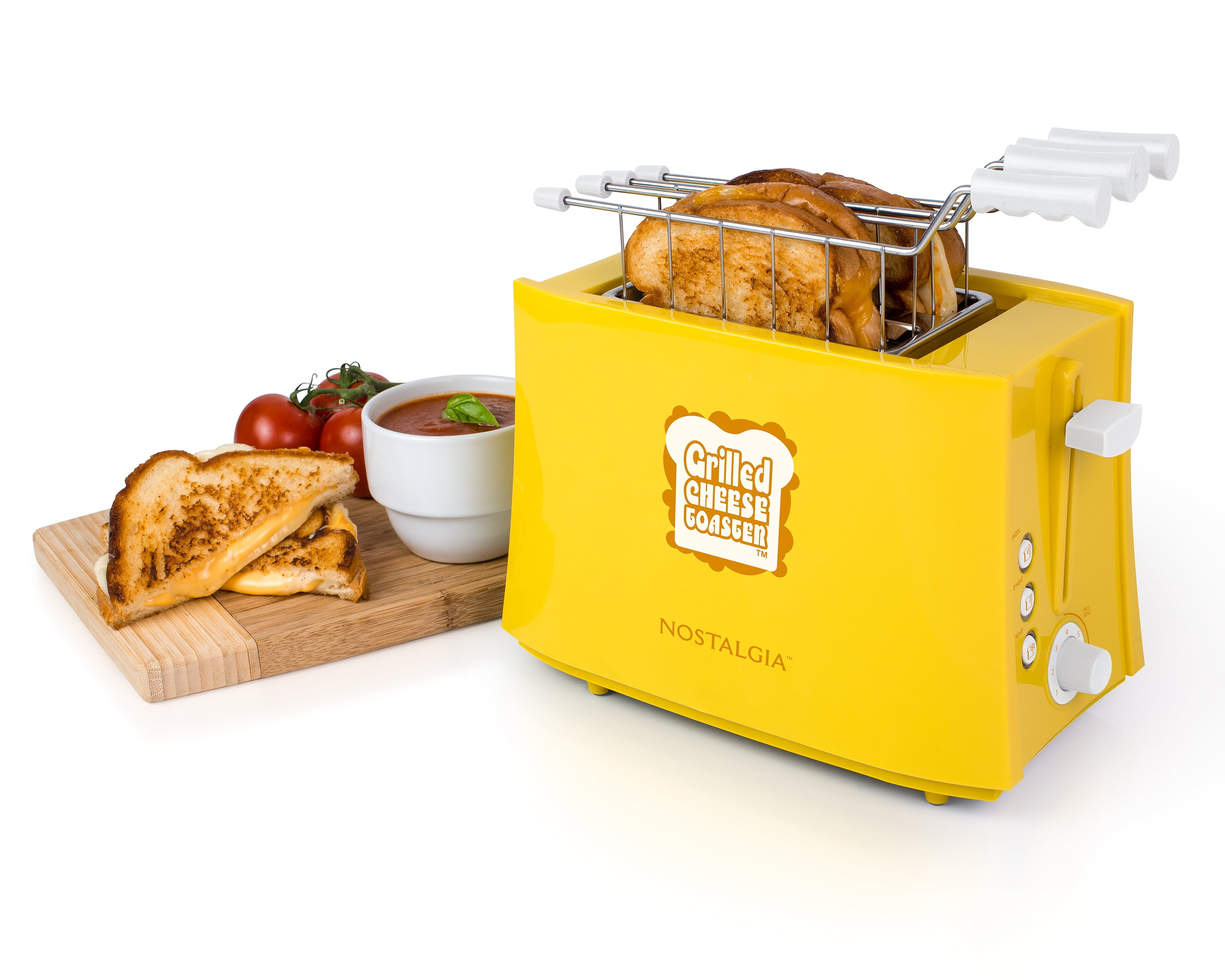 KRAFT 650 W Yellow Grilled Cheese Toaster KSGCT2YW - The Home Depot
