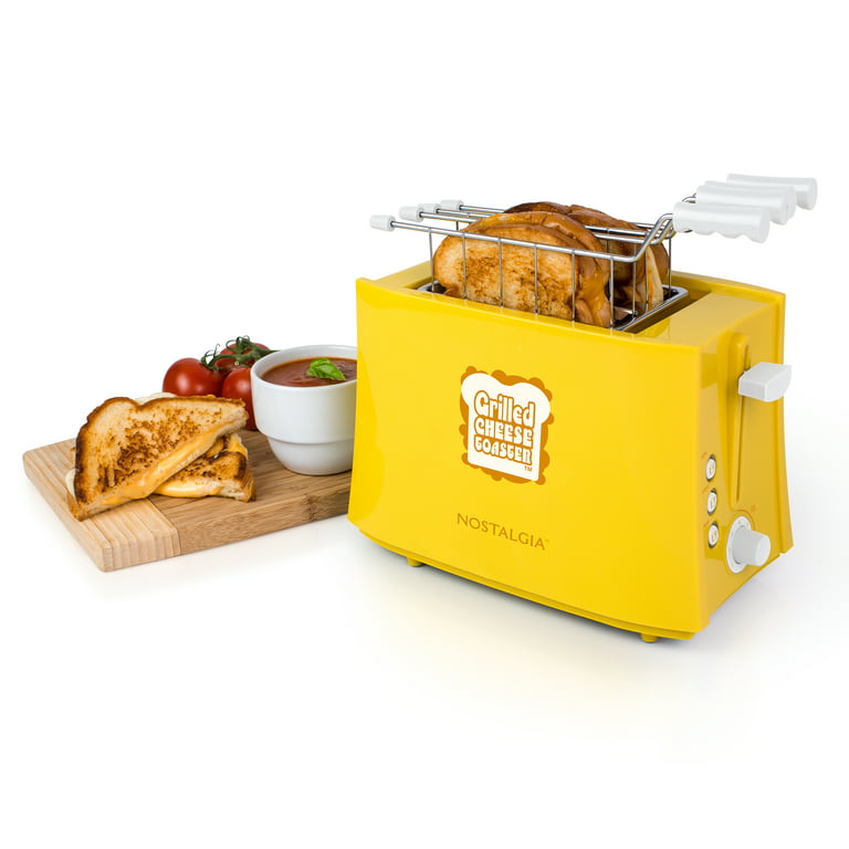 Nostalgia TCS2 Grilled Cheese Sandwich Toaster, Yellow - Walmart