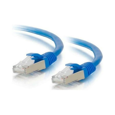 C2G 00672 Cat6a Cable - Snagless Shielded Ethernet Network Patch Cable, Blue (1 Foot, 0.30 Meters)