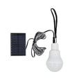 thumbnail image 1 of Luz de energía solar cargada LED Bombilla de emergencia alimentada por panel solar Jardín al aire libre Tienda de campaña Luz de pesca Jumpingount DZ7037-00, 1 of 2