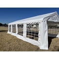 thumbnail image 3 of 26'x13' PE White Tent - Heavy Duty Party Wedding Tent Canopy Carport - By DELTA Canopies, 3 of 7