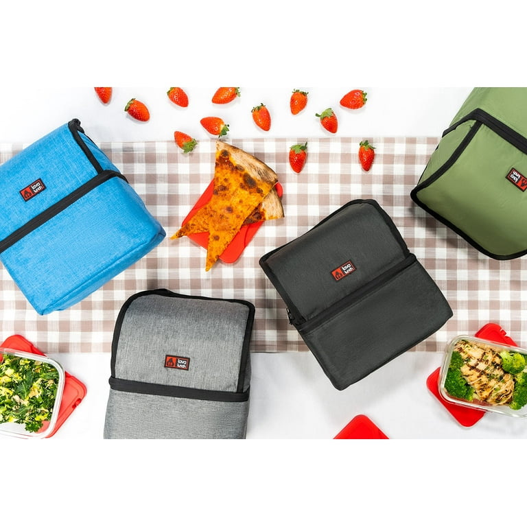 Lava Lunch 860006273309 Black Lunch Bag with Containers 
