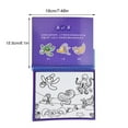 thumbnail image 4 of Water Painting Book, Loose Leaf Design Water Coloring Book Painted Repeatedly Portable Easy To Carry  For Early Educational For 3 Years Above For Preschool Toy, 4 of 8