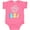 Hot Pink, variant on Inktastic Easter Hangin' with My Peeps Boys or Girls Baby Bodysuit