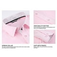 thumbnail image 5 of Casey Kevin Mens Dress Shirts Wrinkle Free Slim Fit Stretch Long Sleeve Business Casual Button Down Shirts with Pocket for Men, 5 of 9