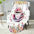thumbnail image 6 of Coffee Blanket for Women,Super Soft Throw Blanket 50 * 60in for Couches Chairs Beds, 6 of 6