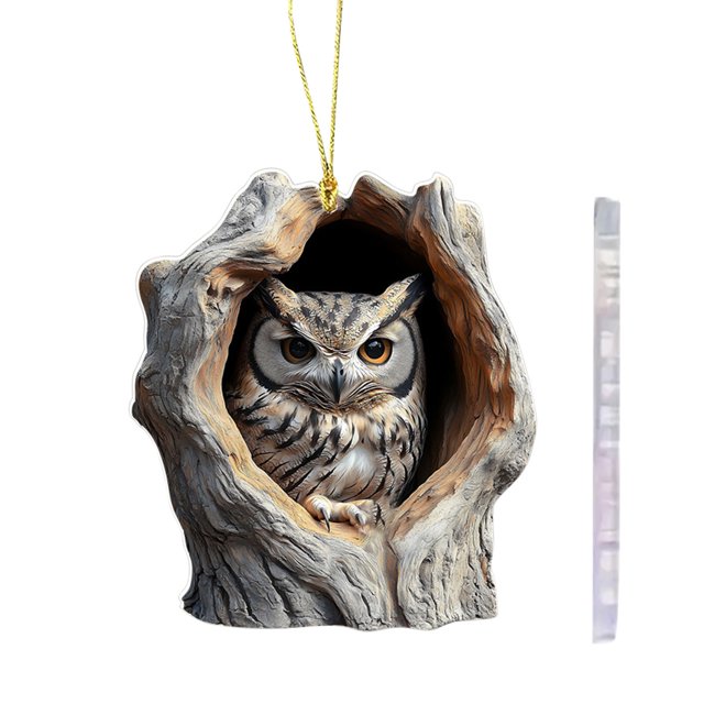 Adorno decorativo para mochila de coche de acrílico 2D con diseño de animales