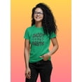 thumbnail image 2 of Daddy Is My Bestie Stitch Art Shaped T-Shirt Women -Image by Shutterstock, Female XX-Large, 2 of 4