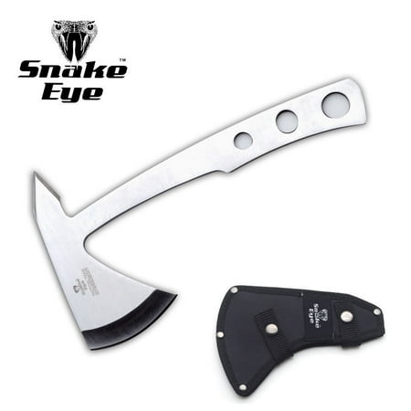 Snake Eye Tactical Compact Tomahawk Full Tang Camping Axe 1PC Silver