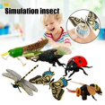 thumbnail image 1 of 6pcs Plastic Insects Lady Bugs Butterfly Display Dragonfly Animals Model Early Educational Toy For Kids New, 1 of 4