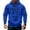 Blue#14, variant on Evdexr Men's Tactical Pullover Quarter Zip Big and Tall Hoodies Winter Long Sleeve Drawstring Athletic Hoodie Fall Multiple Pockets Military Cargo Sweatshirt Black 4XL