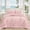 Pink, variant on 2/3PCS Printed Quilted Bedspread Set - Includes 1 Bed Cover + 1/2 Pillowcases, Pink Plum Blossom Print, Anti-Shift Quilting Technology(Pink,Twin)