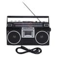 thumbnail image 2 of Cassette Player Recorder, Bass Boost, Cassette to MP3 Converter, 6 R20 Batteries,  MW SW1 SW2 Radio Bands, 2 of 7