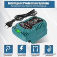 thumbnail image 5 of Charger for Bosch Professional 18 V battery system GBA 18 V with LED display, quick charger compatible with Bosch 18 V BAT6, 5 of 5