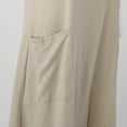 thumbnail image 6 of Sngxgn Women Dress Sleeveless Bodycon Tie Waist Party Mini Dresses(Khaki,XXXL), 6 of 6