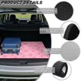 thumbnail image 6 of KUIFORTI Pink Paw Print Universal Car Trunk Mat 29" x 39" Car Cargo Liner Vehicle Interior Protection Accessories Durable Fits Most Cars, SUVs & Trucks Trunk Protective Mat, 6 of 7