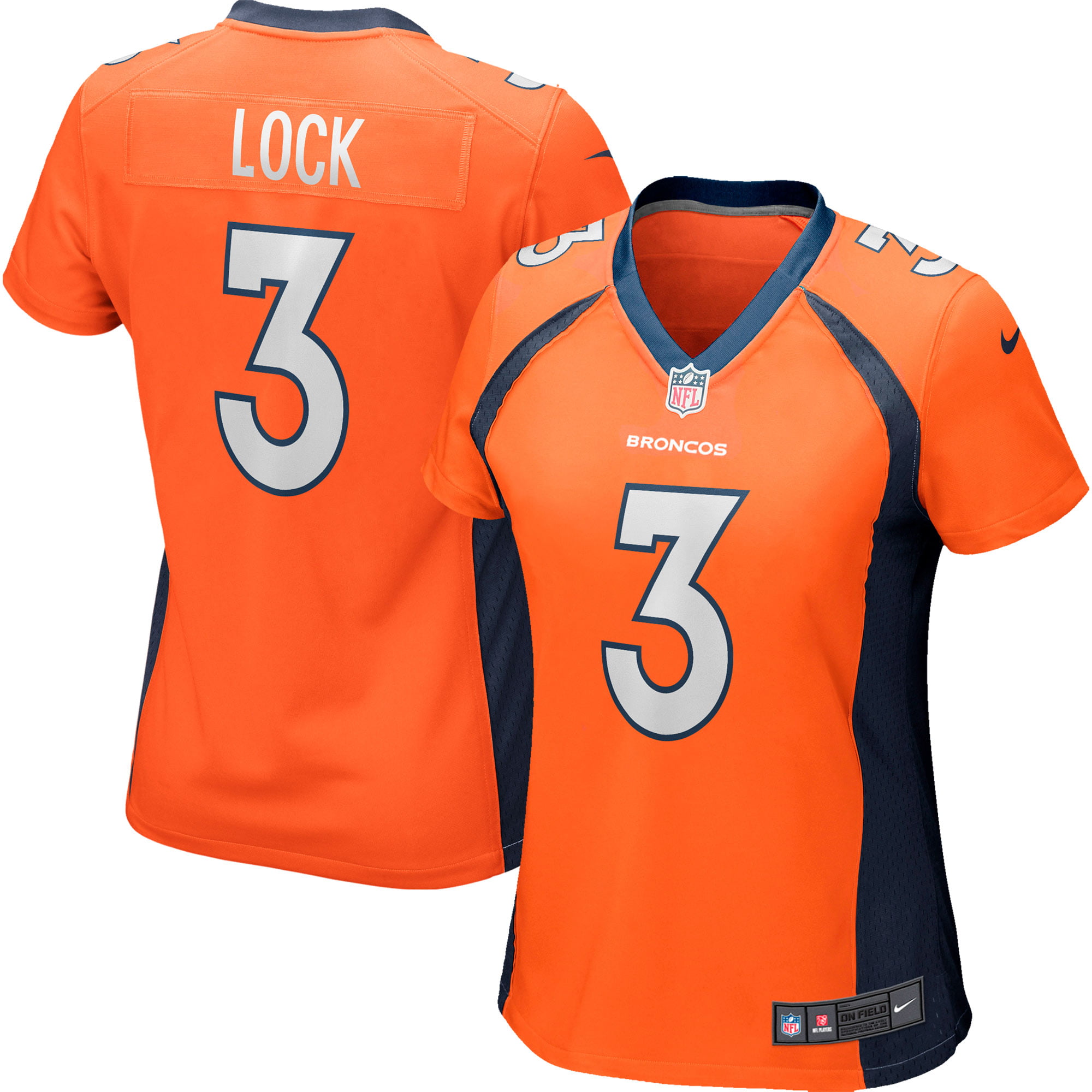 Drew Lock Denver Broncos Nike Women's Game Player Jersey - Orange - Walmart.com ...