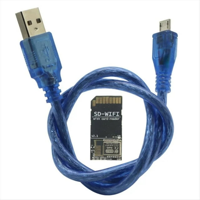 SD-WIFI Pro con Módulo Lector de Tarjetas. Ejecuta ESP WebDev. Transmisión Inalámbrica USB A Chip Serie Integrado para S6 F6 Turbo.