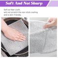 thumbnail image 5 of 10 Pack Multifunctional Non-Scratch Wire Dishcloth, Silver Wire Mesh Knit Cleaning Cloth, Wire Dishwashing Rags, washing for Dishes, Sinks, Counters, Stove Tops, Easy Rinsing, Machine Washable, 5 of 5