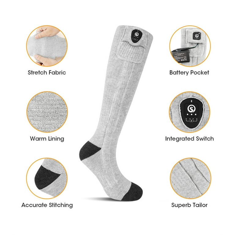 Heated Socks Women Savior Heat Rechargeable Battery Powered