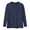 Navy, variant on GEWSEY Mens Long Sleeve Shirt - Soft Casual Full Sleeves Crew Neck T Shirts for Men (Navy, XL)