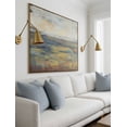 thumbnail image 5 of Kira Home Ellis 18" Gold Swing Arm Wall Sconce, Cone Shades, 2-in-1 Plug In or Hardwired Library Style Gold Wall Lamp, 5 of 9