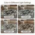 thumbnail image 7 of ODIKA 2'x3' Washable Accent Rug Spotted Inspired Geometric Abstract Patchwork Bold Cow Snack Refined Structured for Bedroom, RV, Pet Friendly, Bedside Mat, 7 of 7