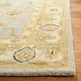 thumbnail image 3 of SAFAVIEH Anatolia Sherman Floral Wool Runner Rug, Light Blue/Sage, 2'3" x 8', 3 of 10