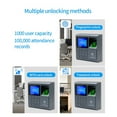 thumbnail image 6 of Protable Biometric Fingerprint Scanner RFID Access Control System 1000 User USB Time Recorder Attendance Employee Machine ,Easy to Install, 6 of 6