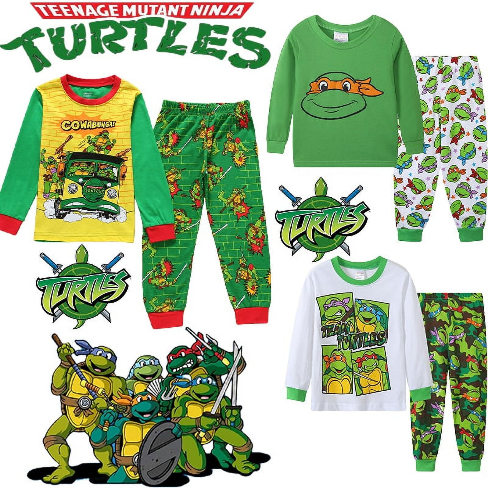 Ropa Cómoda Niños Disfraz Tortugas Ninja Nickelodeon - Juego 2 Piezas Para  Adolescentes Con Capucha Juego 2 Piezas Niño Playera Capucha, image size:1600x1600