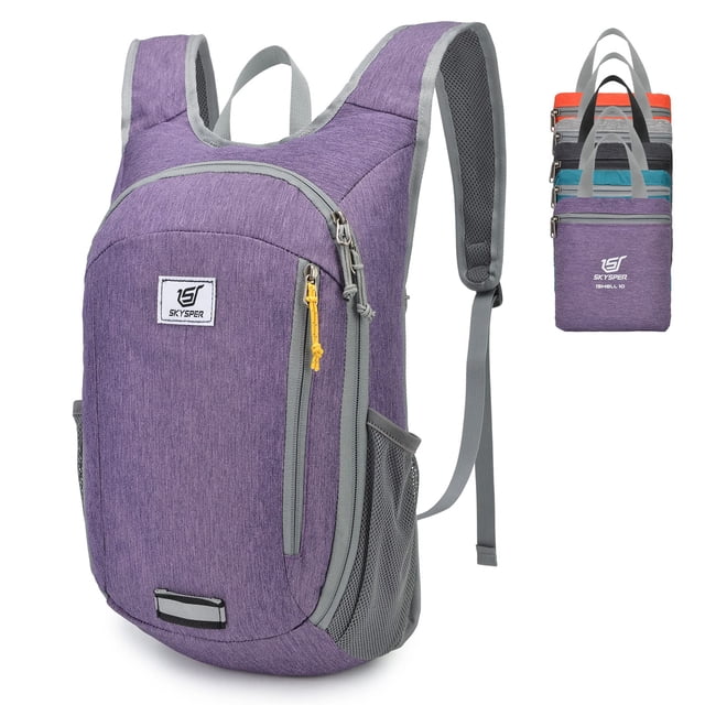 Mochila de senderismo plegable SKYSPER pequeña de 10L para mujer y hombre