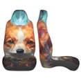 thumbnail image 3 of Pofeuu Cartoon Pattern Corgi Print Automotive Car Seat Covers Flat Cloth Full Set Seat Covers,Car Seat Covers front seats for Cars Trucks and SUVs(Two packs), 3 of 7