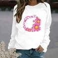 thumbnail image 2 of XFYSSS Pull à Manches Longues Raglan Imprimé Cancer du Sein pour Femmes, Col Rond, Blouses & Chemises, 2 of 4