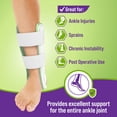 thumbnail image 3 of Estribo para tobillo MARS WELLNESS Premium Air Gel con terapia de frío, 3 of 8